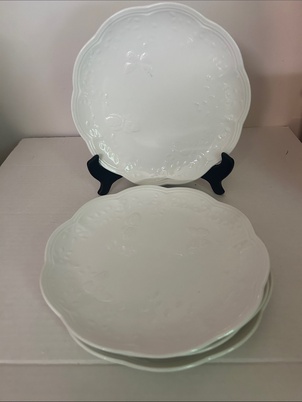 Lenox Meadow Butterfly Cloud 9 inch Plates - Set of 4